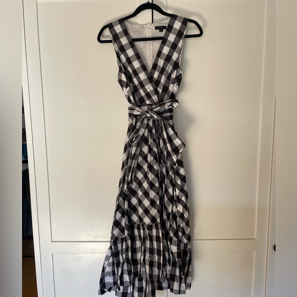 J Crew Gingham Dress